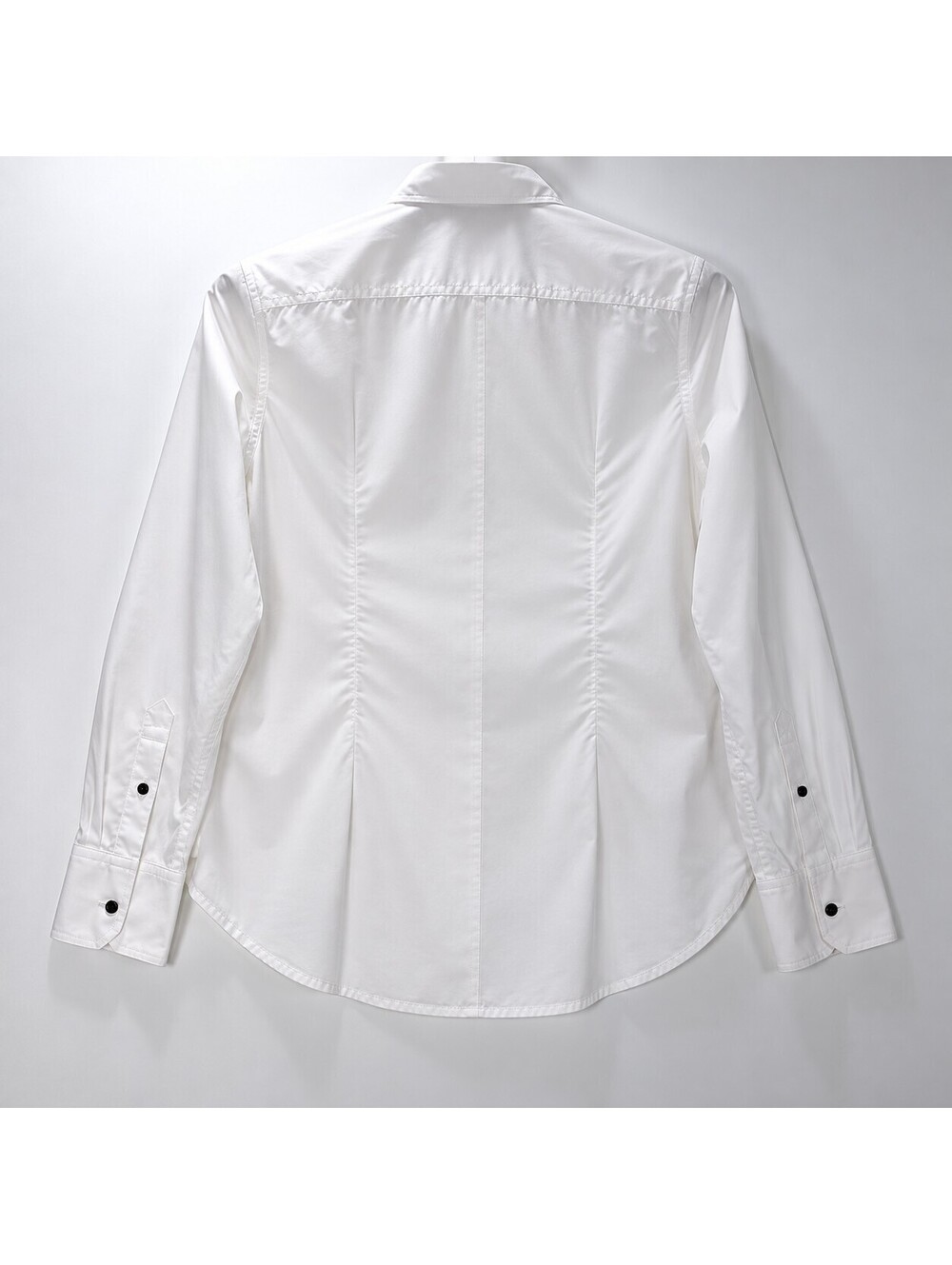 J.Crew White Slim-Fit Poplin Tuxedo Shirt - 4 - Picture 6 of 7
